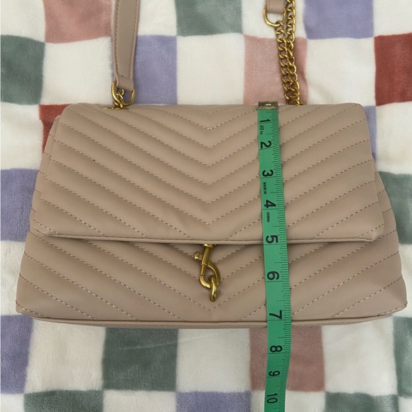 NEUTRAL CHEVRON PURSE - Picture 6 of 6